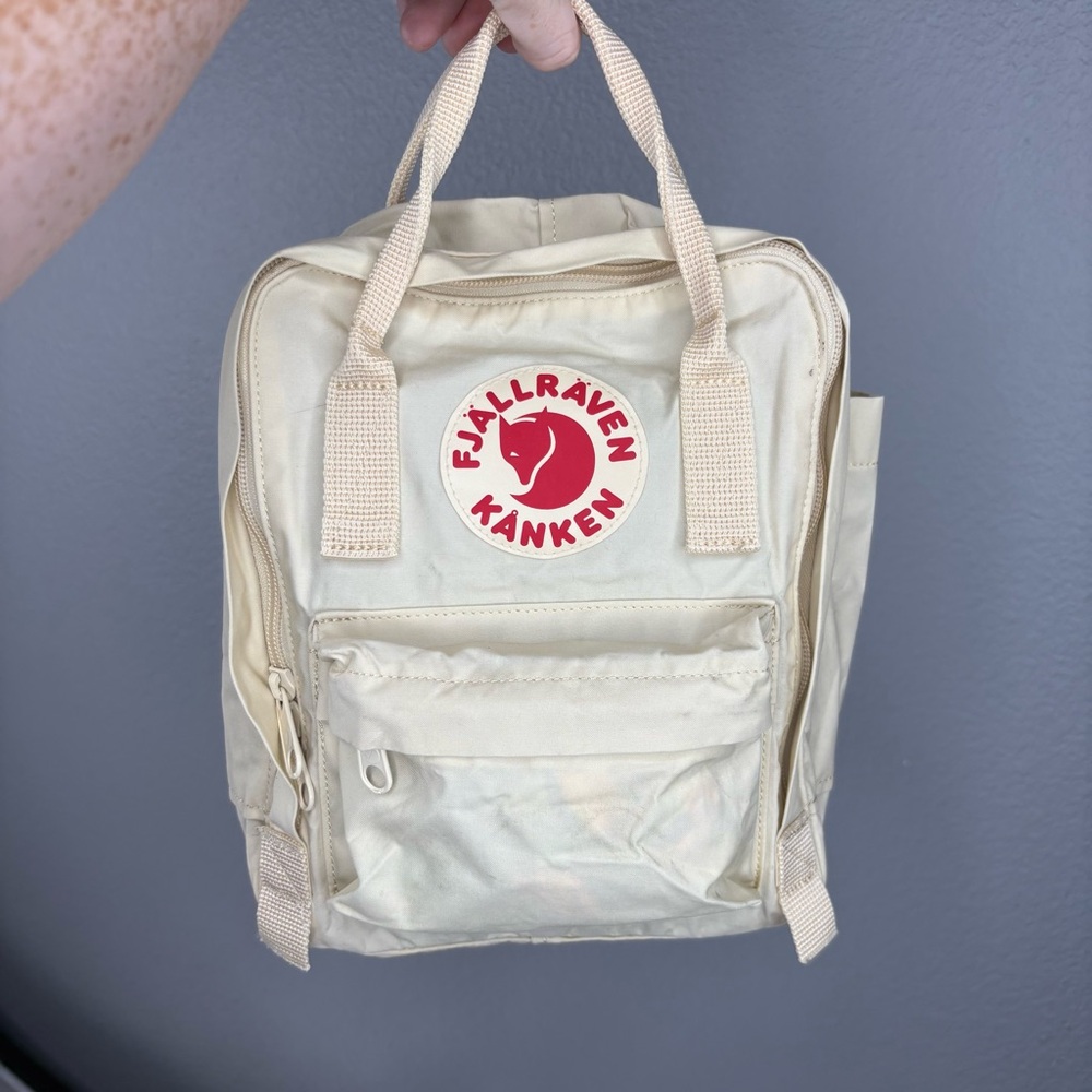 Fjallraven Kanken Mini Backpack - Light Oak